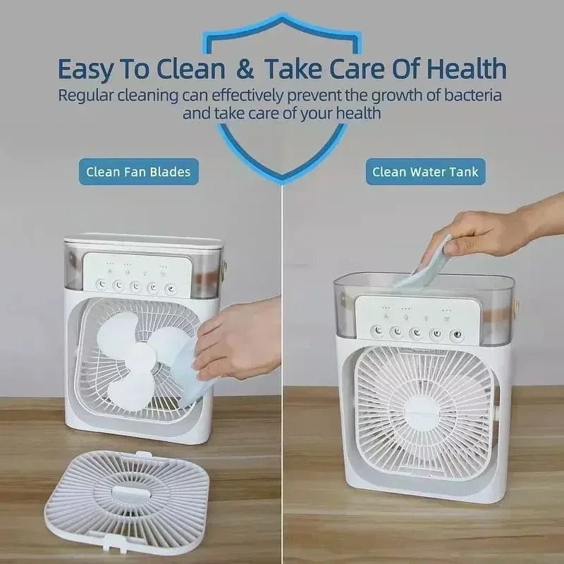 DealsMall.pk™ - 3 In 1 Air Humidifier Water Cooling Fan