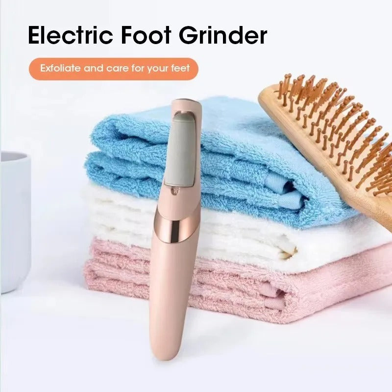 Electric Foot Callus Remover & Grinder – Rechargeable Foot File with Vacuum for Cracked Heels & Dead Skin