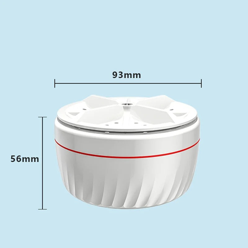 Mini Washing Machine Portable Ultrasonic Turbine Washer