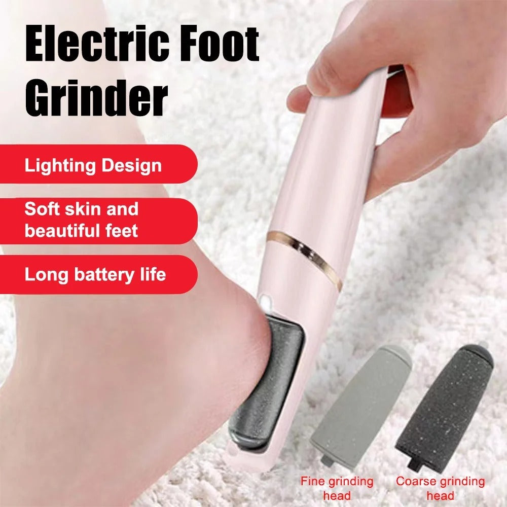 Electric Foot Callus Remover & Grinder – Rechargeable Foot File with Vacuum for Cracked Heels & Dead Skin