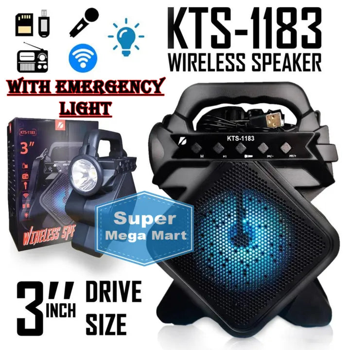 Original KTS 1183 Bluetooth Wireless Speaker [FREE DELIVERY]