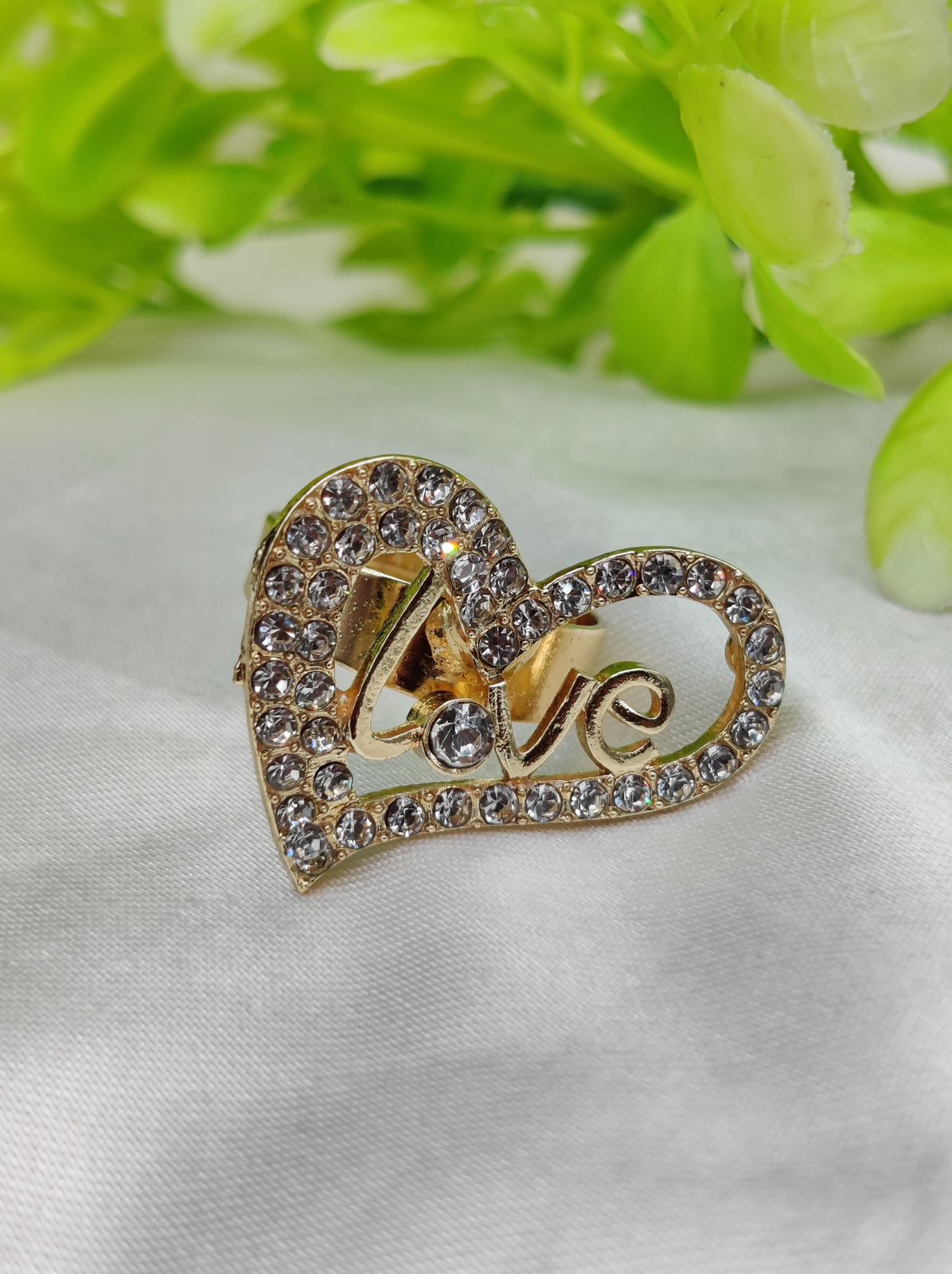 Imported Radiant Crystal Blossom Ring - Luxurious Design Ring