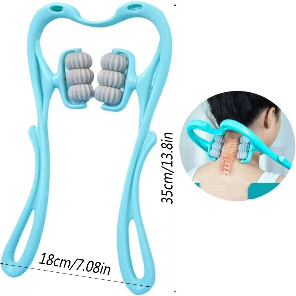 6 Wheel Pressure Point Neck Massager