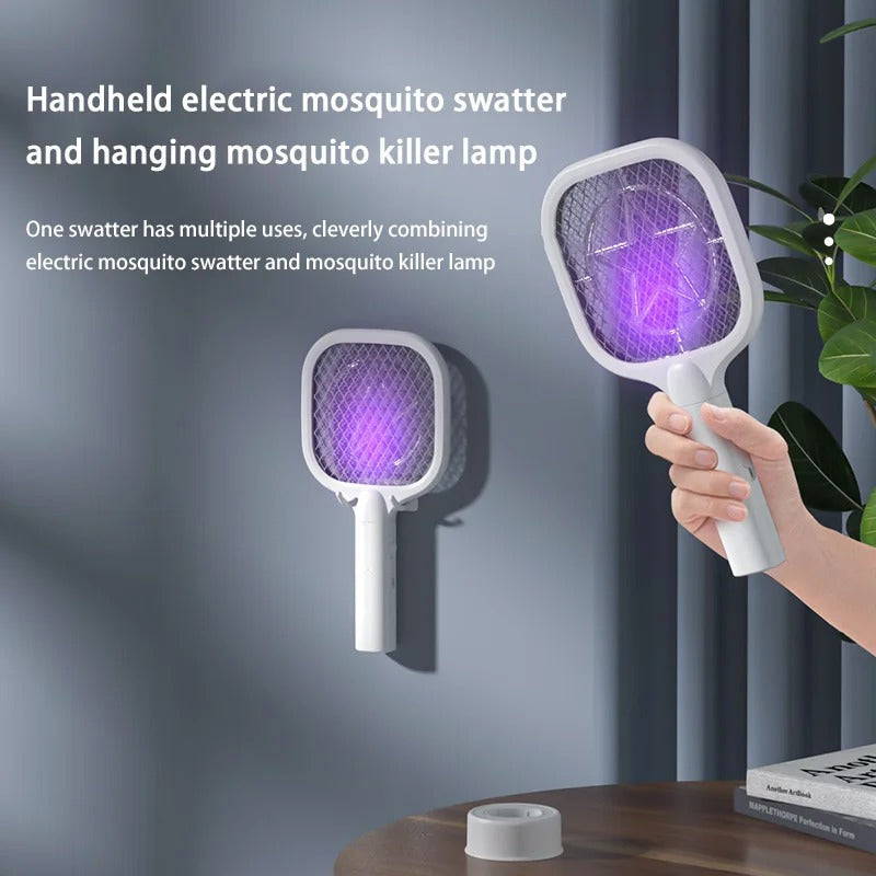 Durable USB Mosquito Swatter Trap - Mini Electric Shock Fly Bug Zapper