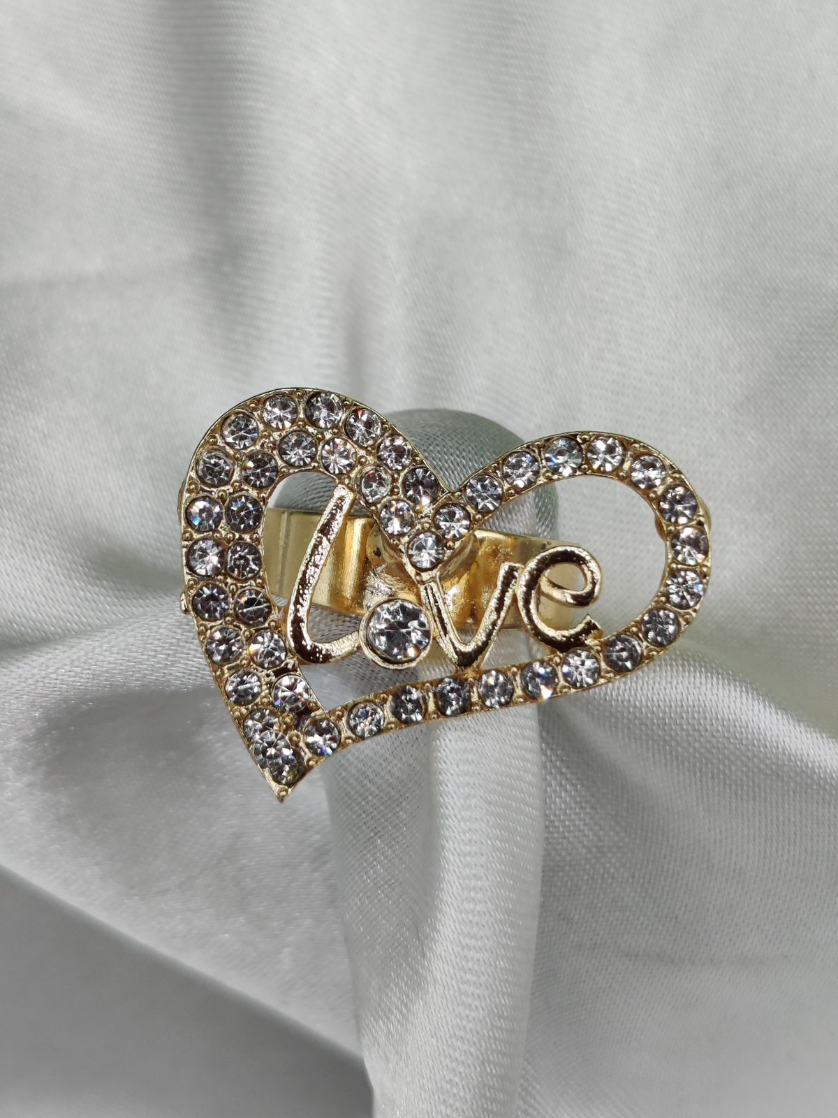 Imported Radiant Crystal Blossom Ring - Luxurious Design Ring