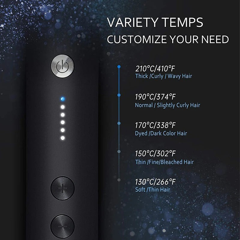 High Quality Electric Straighten Hair Brush - Professional Curler Straightener Comb