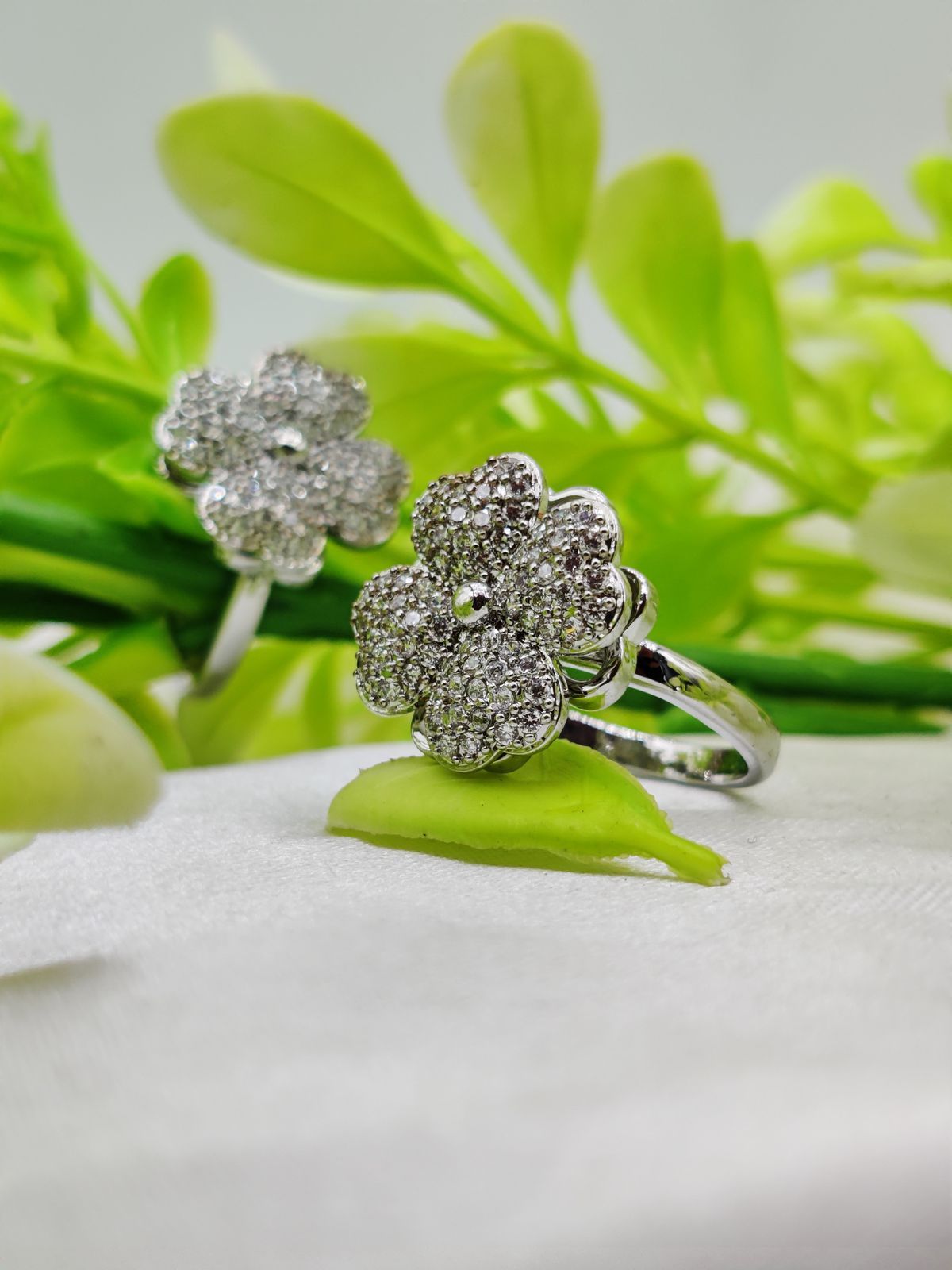 Imported Blossoming Elegance Moveable Ring – Grace in Motion