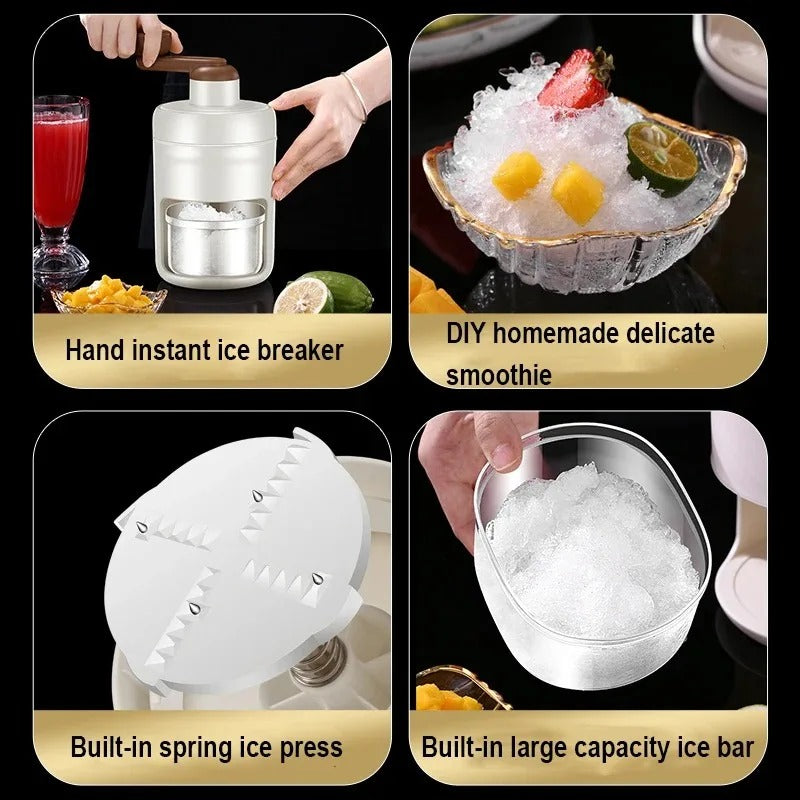 Manual Ice Crusher Smoothies Hail Ice Breaker