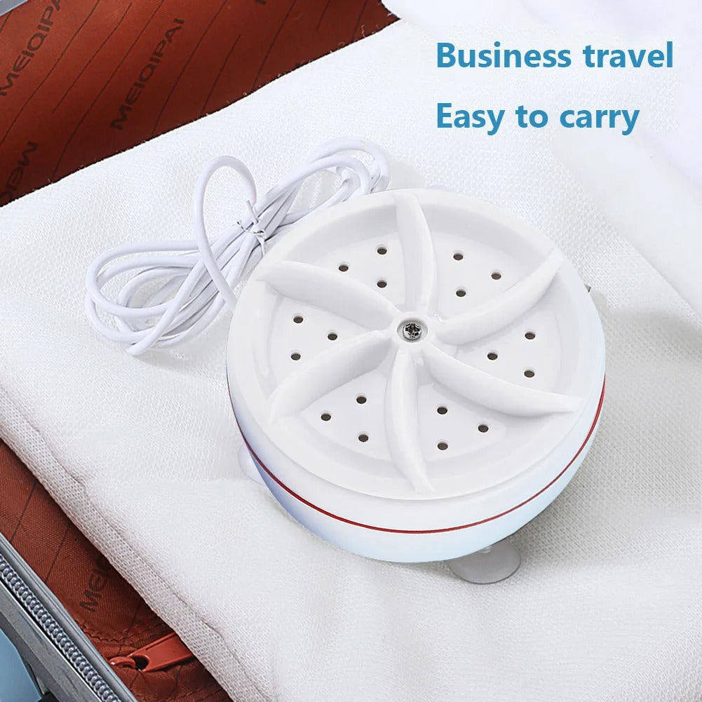 Mini Washing Machine Portable Ultrasonic Turbine Washer