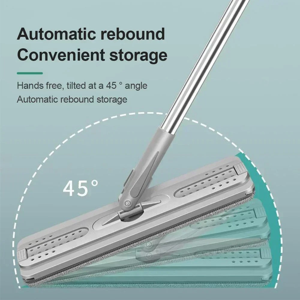 Mop Floor Squeeze Mop With Bucket – Hardwood & Wood Floor Rotary Scrubbing Mop