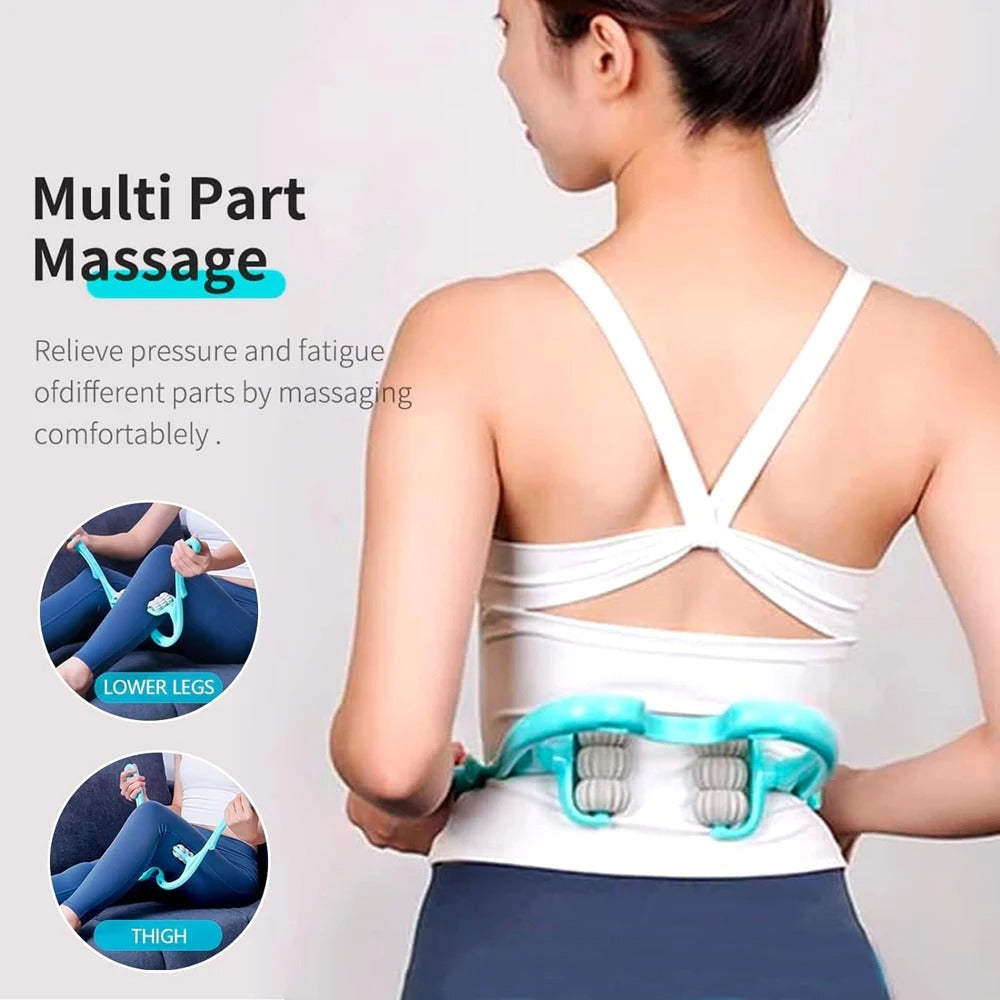 6 Wheel Pressure Point Neck Massager