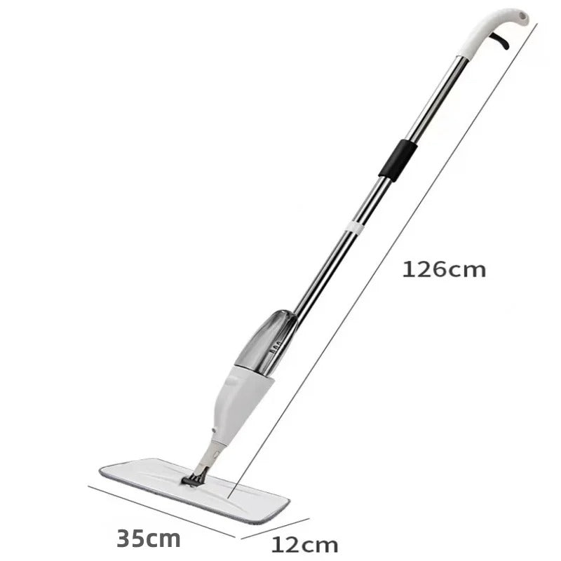 Microfiber Water Spray Mop For House Cleaning - 360° Mop For Wet And Dry Floor Cleaning
