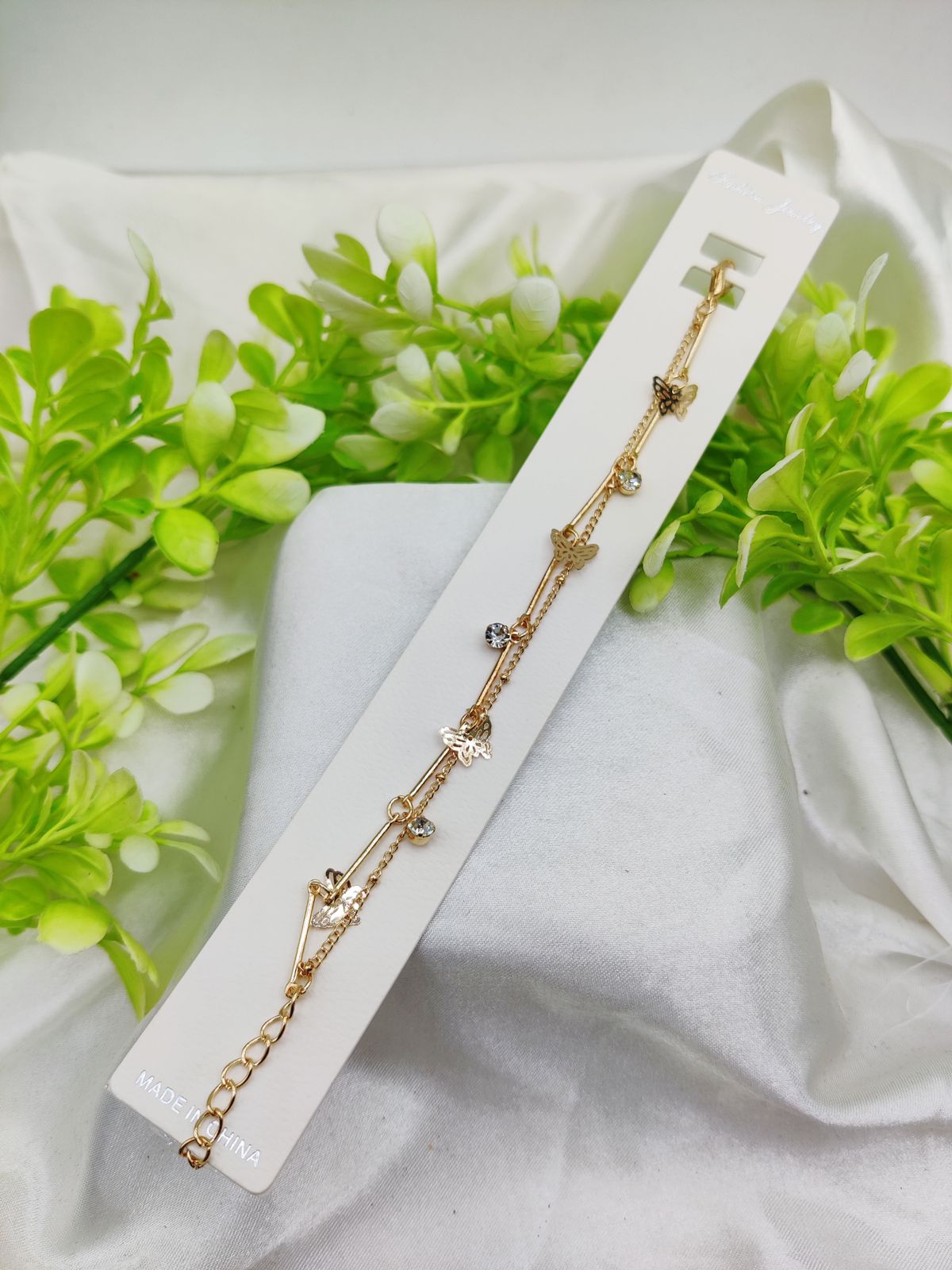 Imported Elegant Adjustable Butterfly Charm Bracelet – Imported Delicacy