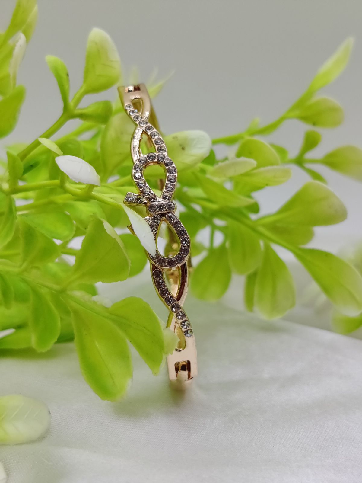 Imported Elegant Adjustable Imported Bracelet with Twisted Design