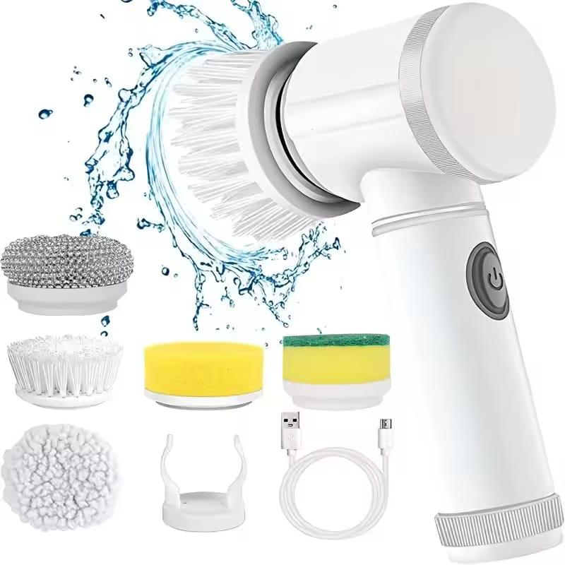 Wireless Handheld Electric Cleaning Brush Set