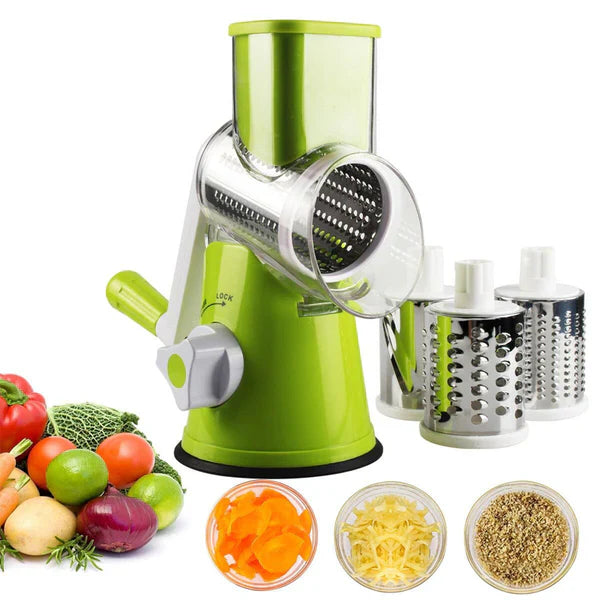 Dealsera.pk™ - 3 In 1 Rotary Drum Grater Kaddu Kash - [IMPORTED]